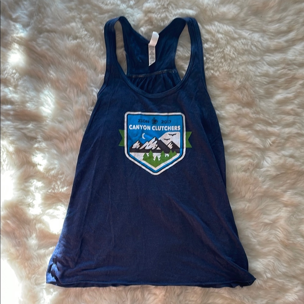 Zion 2017 Blue Canyon Clutchers Tank Top  shirt
